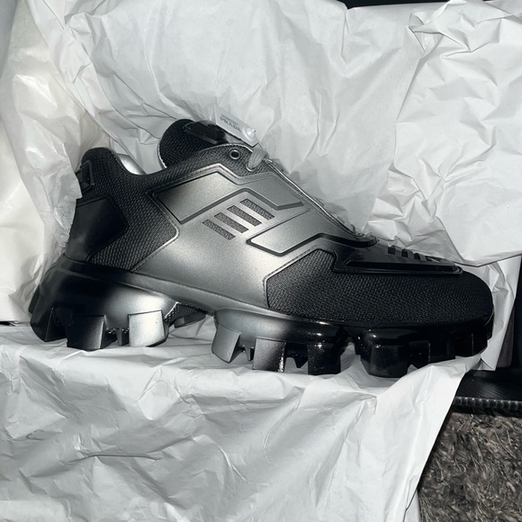 BRAND NEW PRADA CLOUD BUST SILVER AND BLACK - Picture 1 of 14